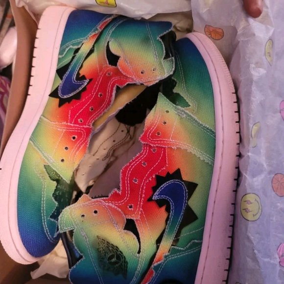 Size 9.5 - Jordan 1 Retro OG High x J Balvin Tie Dye main image 16